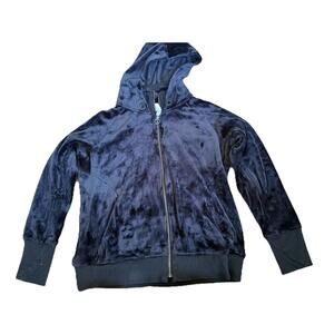 Athleta Black Cloud Fleece Full Zip Jacket S Athletic Lounge Comfy Gym